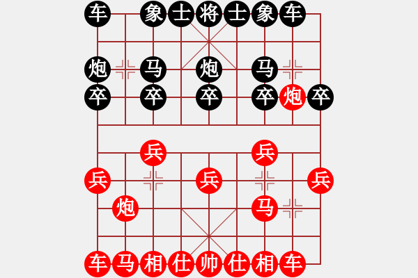 象棋棋譜圖片：負(fù)分太后 魚[紅] -VS- 風(fēng)中百合[黑](9) - 步數(shù)：10 