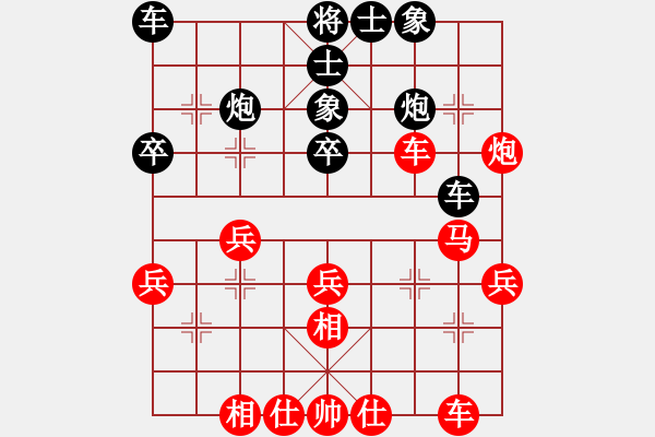 象棋棋譜圖片：七愛賢(6段)-勝-神的寵兒(9段) - 步數(shù)：40 