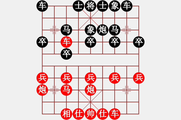 象棋棋譜圖片：3083232(校尉) 勝 478614(中即將) - 步數(shù)：20 