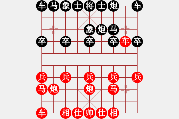 象棋棋譜圖片：https: play.xiangqi.com game o4AjBK - 步數(shù)：10 