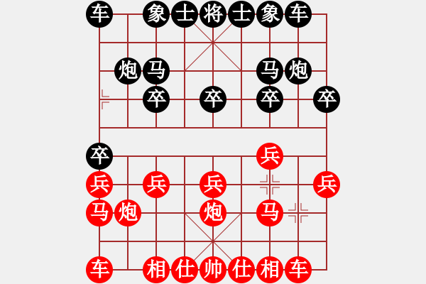 象棋棋譜圖片：小米稀飯 和 秦一強(qiáng) - 步數(shù)：10 