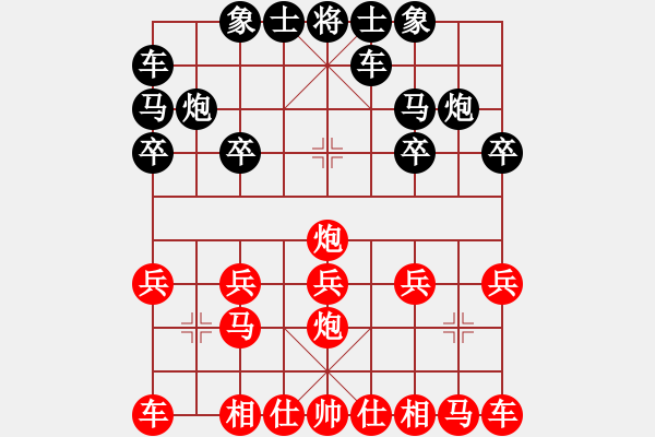 象棋棋譜圖片：邊車(chē)棄空 新變 偷漏反勝 十九殺 - 步數(shù)：10 