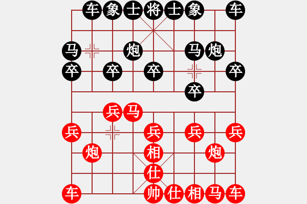 象棋棋譜圖片：2.2021第九屆“寶寶杯”象棋公開邀請賽第二輪.第18臺：程長勝（先勝）弓子浩 - 步數(shù)：10 