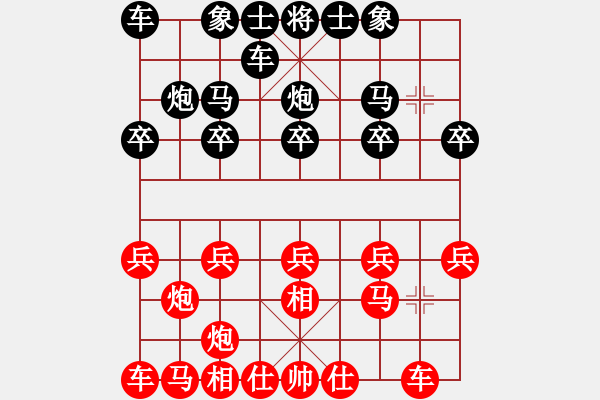 象棋棋譜圖片：龔曉龍 紅先勝 公園大叔 - 步數(shù)：10 