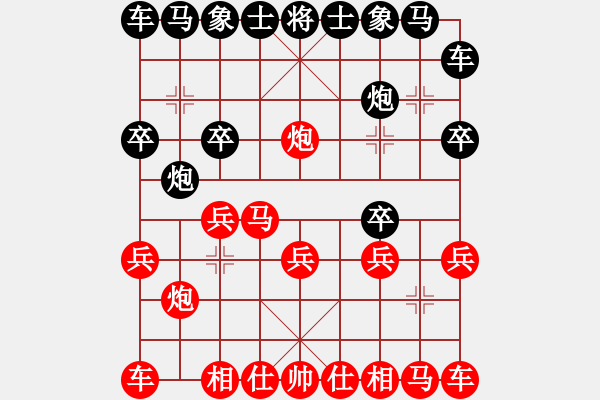 象棋棋譜圖片：10872局 E00-仙人指路-旋九專雙核-新手 紅先負(fù) 小蟲引擎24層 - 步數(shù)：10 