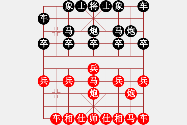 象棋棋譜圖片：天天企鵝電競直播紫竹業(yè)7-3先負(fù)許銀川2018·6·5 - 步數(shù)：10 