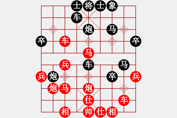 象棋棋譜圖片：峨眉天下秀(5段)-勝-歌神(6段) - 步數(shù)：40 