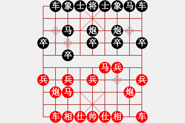 象棋棋譜圖片：蝶蝶飛(4段)-和-落葉滿空山(4段) - 步數(shù)：10 