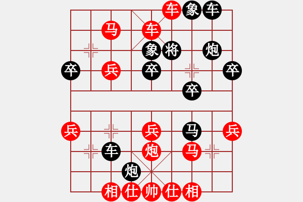 象棋棋譜圖片：淡雅飄香 急中不成轉(zhuǎn)邊馬奔臥《棄七炮變》 - 步數(shù)：43 