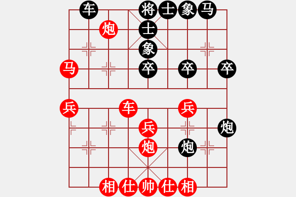 象棋棋譜圖片：lnsjzsbjl(7段)-和-一劍漂(7段) - 步數(shù)：40 