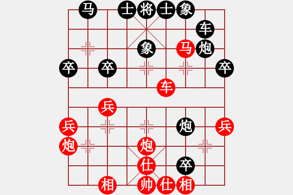 象棋棋譜圖片：1 - 步數(shù)：35 