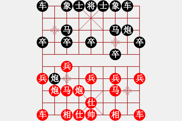 象棋棋譜圖片：阿詩瑪(9星)-勝-zhuyeye(9星)過宮炮的內(nèi)在 殘局精彩 - 步數(shù)：10 