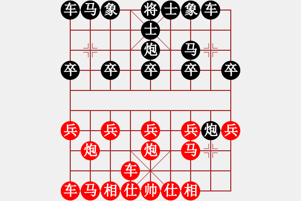 象棋棋譜圖片：一線之間[2633993492] -VS- 78yu[1848281399] - 步數(shù)：10 