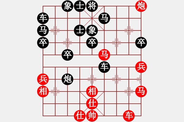 象棋棋譜圖片：君匯上品交流社 盲人指路 先勝 星海-絕戀 - 步數(shù)：40 