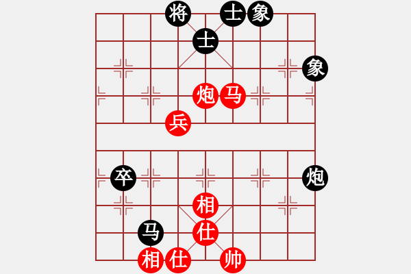 象棋棋譜圖片：邪心魔佛(7段)-和-gaohuihui(8段) - 步數(shù)：80 