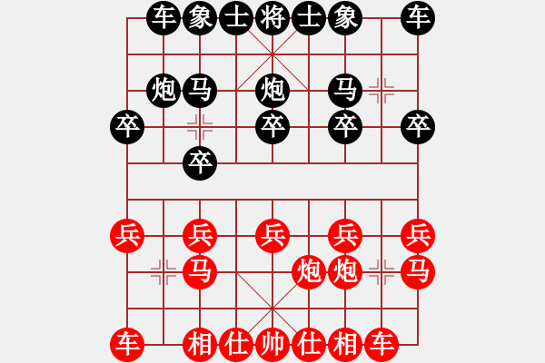 象棋棋譜圖片：弈天對(duì)局 - 步數(shù)：10 