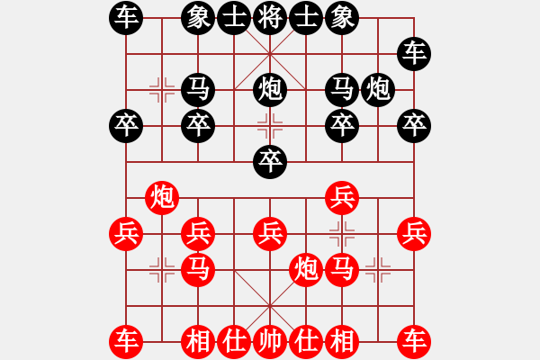 象棋棋譜圖片：kev wa[紅] -VS- 13755064108[黑] - 步數(shù)：10 