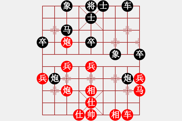 象棋棋譜圖片：柔情刀號(hào)(5r)-勝-一葦渡白洋(5級(jí)) - 步數(shù)：40 