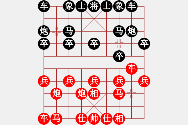 象棋棋譜圖片：緣[330810293] -VS- 殺棋于無(wú)形[1395499362] - 步數(shù)：10 