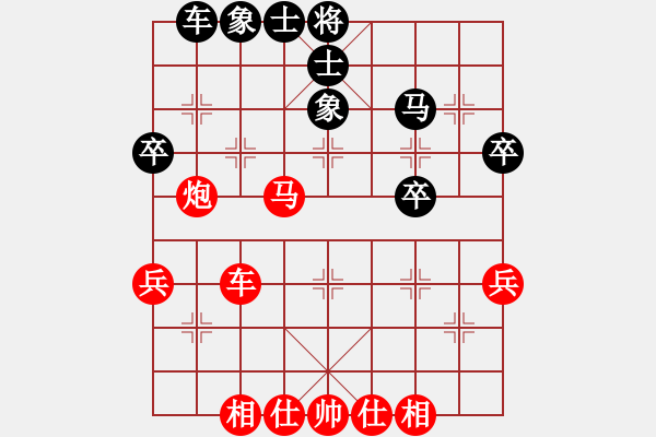 象棋棋譜圖片：太守棋狂先勝廣東嶺南象協(xié)松柏業(yè)5-32017?8?4 - 步數(shù)：40 