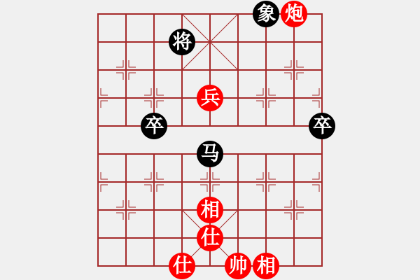 象棋棋譜圖片：紅藍(lán)棋股(天帝)-負(fù)-常思一二(2段) - 步數(shù)：120 