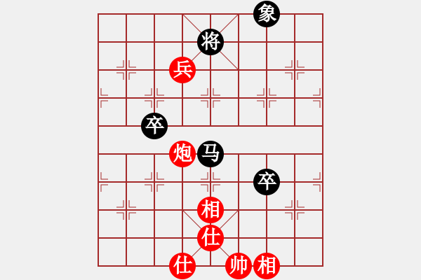 象棋棋譜圖片：紅藍(lán)棋股(天帝)-負(fù)-常思一二(2段) - 步數(shù)：130 