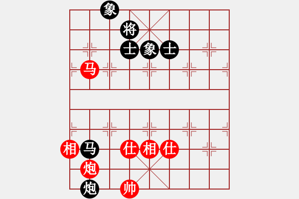 象棋棋譜圖片：5455局 A00--小蟲引擎25層 紅先和 巫師-小蟲-大師 - 步數(shù)：220 