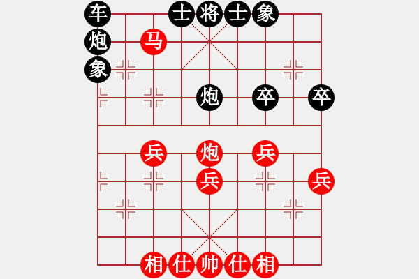 象棋棋譜圖片：2022.9.28.39五分鐘先勝探頭炮 - 步數(shù)：41 