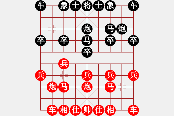 象棋棋譜圖片：因?yàn)樗訹1245437518] -VS- 456[1759362146] - 步數(shù)：10 