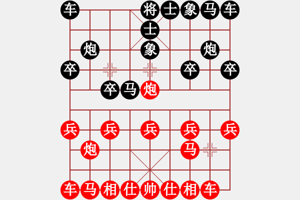 象棋棋譜圖片：不知恥很可怕[紅] -VS- tte21[黑] - 步數(shù)：10 