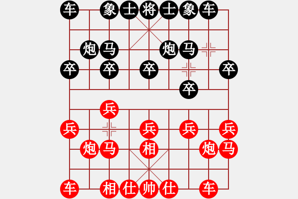 象棋棋譜圖片：青松下(3級(jí))-勝-山雞(2級(jí)) - 步數(shù)：10 