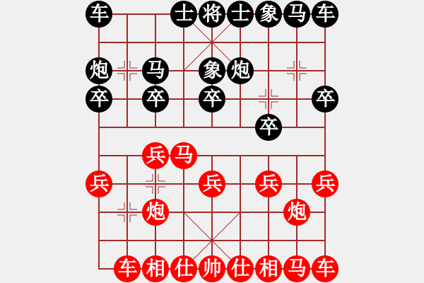 象棋棋譜圖片：佚名 負(fù) 超強(qiáng)臺(tái)風(fēng)康妮 - 步數(shù)：10 