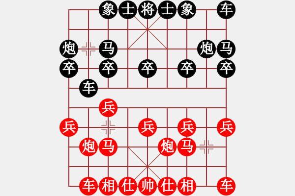 象棋棋譜圖片：haxxx(9星)-和-戰(zhàn)神開(kāi)心(9星) - 步數(shù)：10 