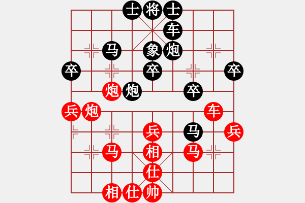 象棋棋譜圖片：邊緣殺手(8段)-勝-投降也殺(4段) - 步數(shù)：40 