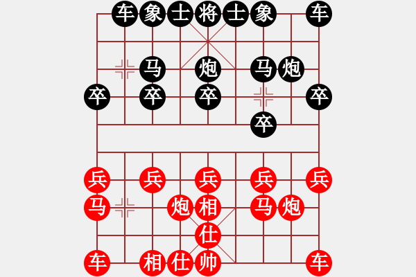 象棋棋譜圖片：mhmhxb(2段)-勝-zuojun(3段) - 步數(shù)：10 