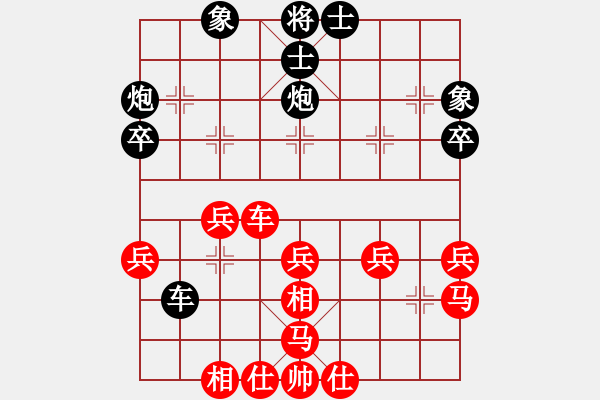 象棋棋譜圖片：一線之間[2633993492] -VS- michael[332419782] - 步數(shù)：40 