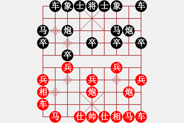 象棋棋譜圖片：2023.10.24.5華山論劍后勝登頂仙人指路對卒底炮 - 步數(shù)：10 