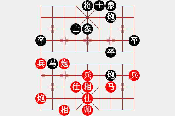 象棋棋譜圖片：廣東省象棋協(xié)會(huì) 許國(guó)義 和 浙江波爾軸承隊(duì) 邱東 - 步數(shù)：60 