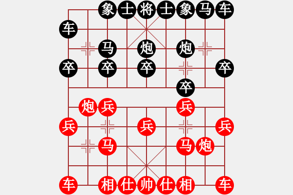 象棋棋譜圖片：往事如煙[442736206] -VS- 橫才俊儒[292832991] - 步數(shù)：10 