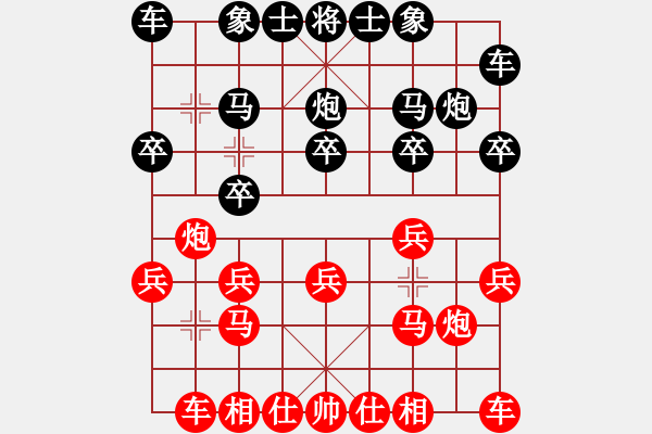 象棋棋譜圖片：天天象棋力評測西裝革履業(yè)7-1先負(fù)太守棋狂 - 步數(shù)：10 