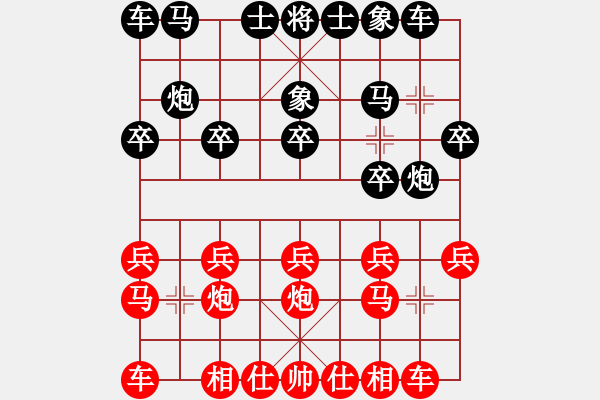 象棋棋譜圖片：幸存者(2弦)-負(fù)-在河之舟(8弦) - 步數(shù)：10 