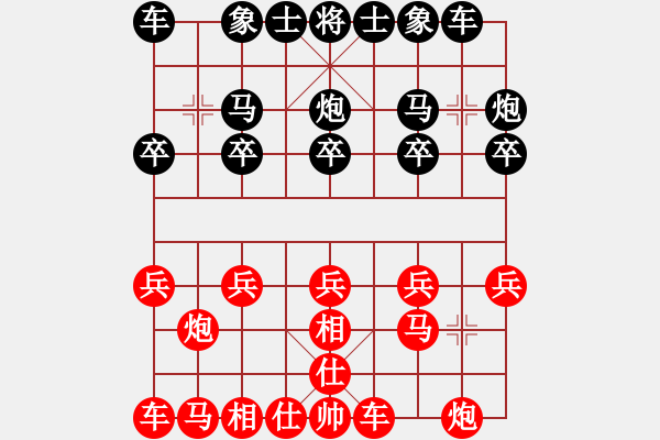 象棋棋譜圖片：豬老大[2086522889] -VS- 步步為贏[305533318] - 步數(shù)：10 