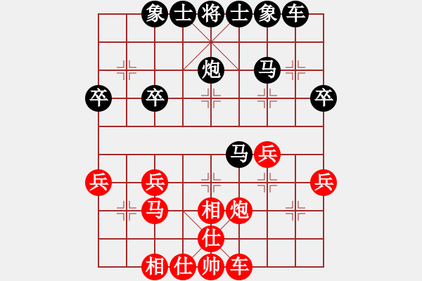 象棋棋譜圖片：龍騰四海[191521567] -VS- 橫才俊儒[292832991] - 步數(shù)：30 