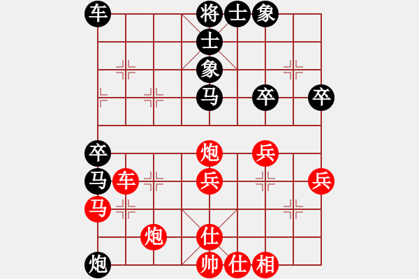 象棋棋譜圖片：華峰論棋(8段)-負(fù)-悟智(3段)五七炮對(duì)屏風(fēng)馬進(jìn)３卒右馬外盤(pán)河 - 步數(shù)：40 