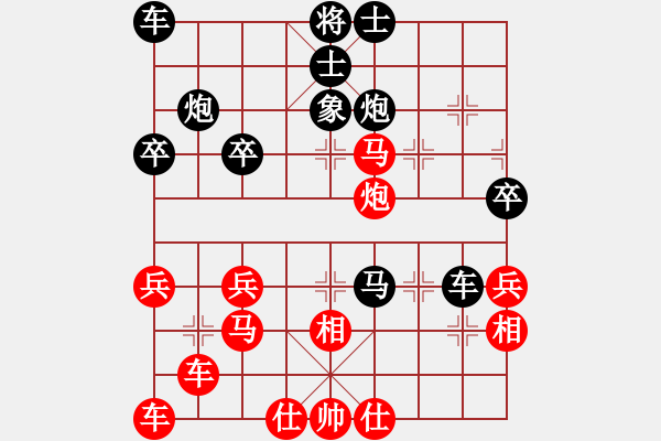 象棋棋譜圖片：烏金中槍劉(6星)-負(fù)-小卒愛吃車(3星) - 步數(shù)：40 