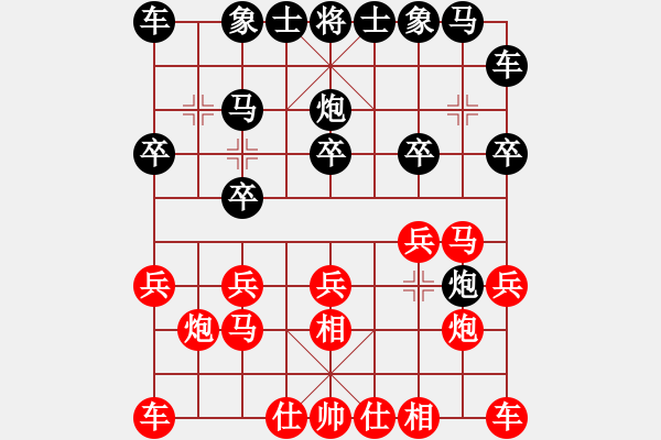 象棋棋譜圖片：第三輪忠縣劉長勇先和渝北劉心敏 - 步數(shù)：10 