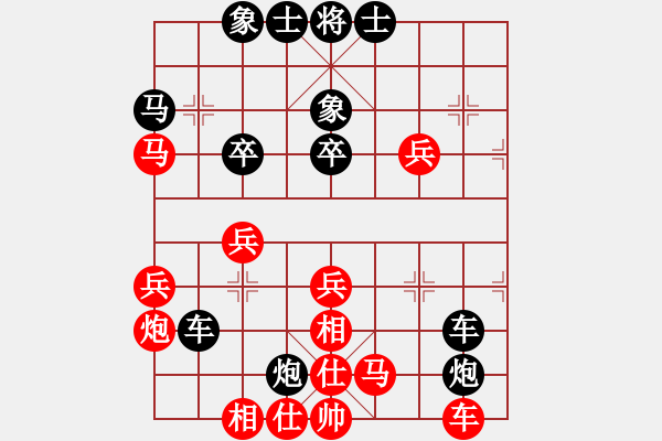 象棋棋譜圖片：詩莊詞艷(天罡)-勝-第一滴血(無極) - 步數(shù)：40 