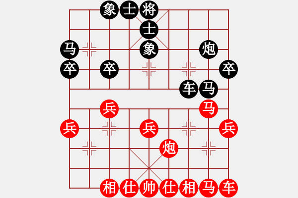 象棋棋譜圖片：第10臺 貝榮凱 和 劉有彬 - 步數(shù)：30 