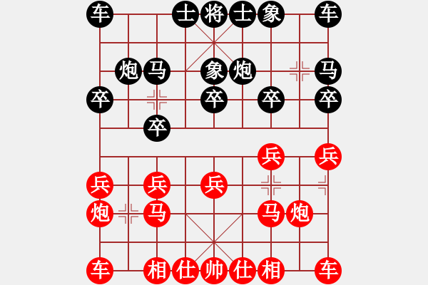 象棋棋譜圖片：象棋蛟龍二(1段)-勝-lmbzt(6段) - 步數(shù)：10 