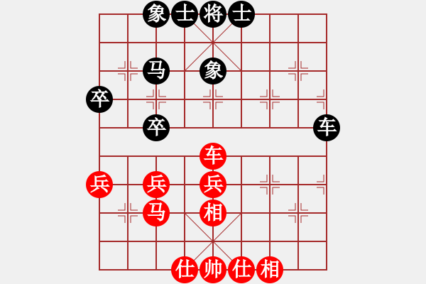 象棋棋谱图片：刘克非 先和 李群 - 步数：40 
